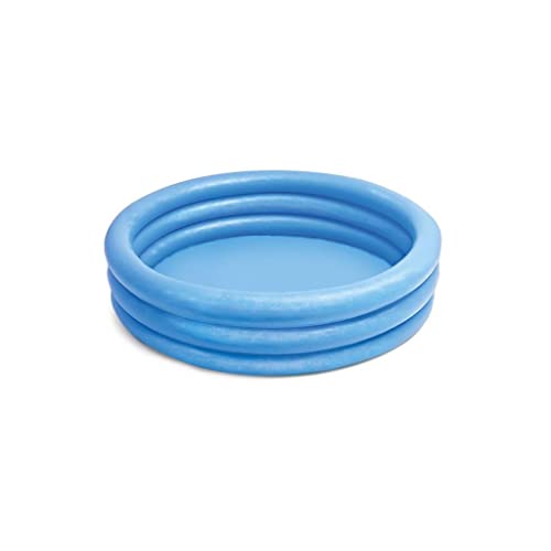 Intex 59416NP - Piscina Gonfiabile Crystal Blu, Vinile, Multicolore, 114x25 cm