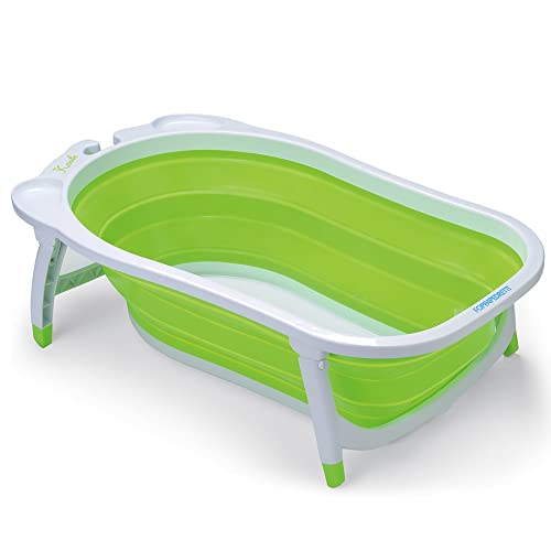 Foppapedretti Soffietto Vaschetta pieghevole, per bambini dalla nascita fino a 15 kg, Green