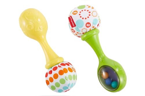 Fisher-Price - Maracas Baby Scoperte, 2 Coloratissime Maracas Da Afferrare, Scuotere E Suonare,...