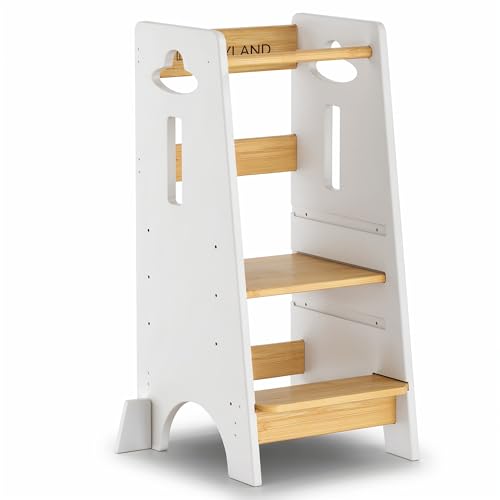 COSYLAND Torre Montessoriana da 1 Anno - Torre montessoriana bambini in Legno Più Spesso - Torretta...