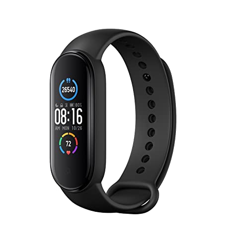 Xiaomi MI Smart Band 5, Schermo 1.1' AMOLED, Touchscreen, con Monitoraggi e Funzioni Sport, Nero...