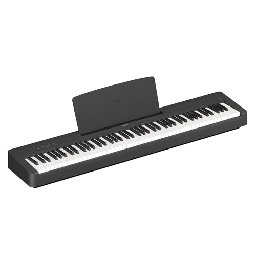 Yamaha Digital Piano P-45B Pianoforte Digitale dal Suono Acustico Autentico, Design Compatto, Leggero ed...