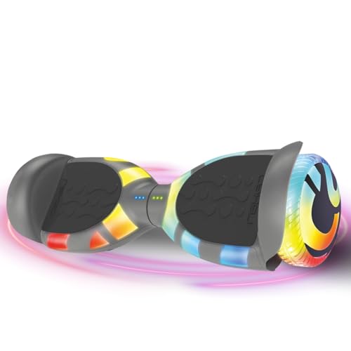 LEXGO HOVERBOARD MIRAGE GRY - Overboard Elettrico con Telaio in Acciaio, Ruote da 6,5'' e 2 motori...