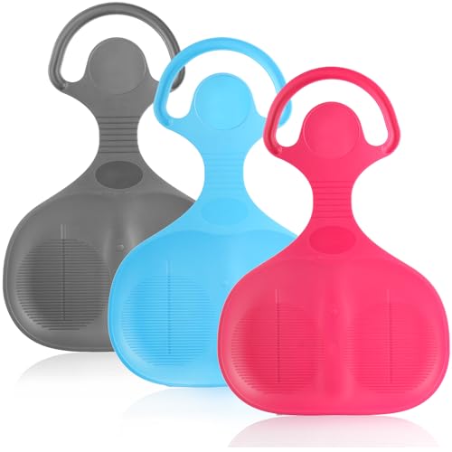 COM-FOUR® 3x Slittino per tutta la famiglia - bob neve per bambini e adulti - slitta in diversi colori...