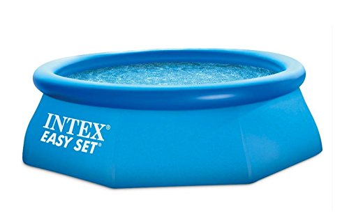 Intex 28112NP – Piscina Fuori Terra Easy Set Rotonda, Pompa Filtro 1250 L/h, 2419 L, PVC, Azzurro,...