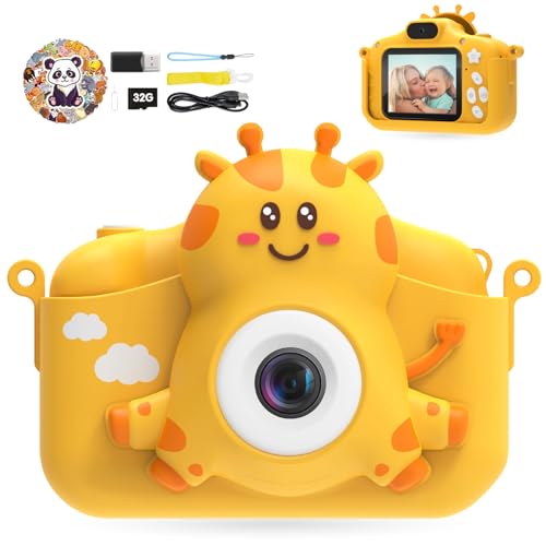 Macchina Fotografica Bambini,TIATUA Mini Ricaricabile Fotocamera,Macchina Digitale Bambini con Scheda 32...