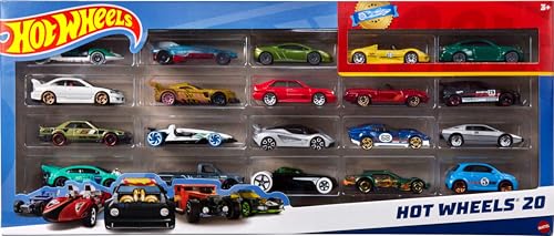 Hot Wheels H7045 20 Car Gift Pack ,Modelli Assortiti