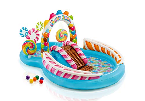 Intex- Playcenter Caramelle, Multicolore, 295 x 191 x 130 cm, 57149 57149