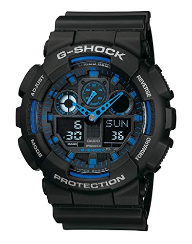 Casio GA-100-1A2ER G-Shock Orologio per Uomo, Analogico - Digitale, Impermeabile fino a 20 bar,...