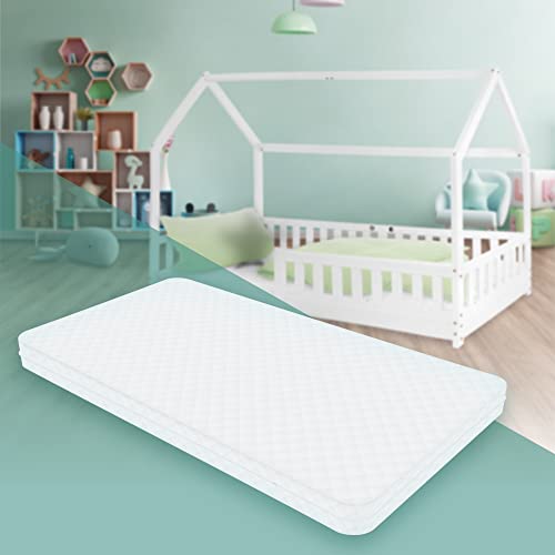 ML-Design Materasso per Lettino Culla Bambini 90x200x10 cm Certificato Oeko Tex 100 a Schiuma Fredda...