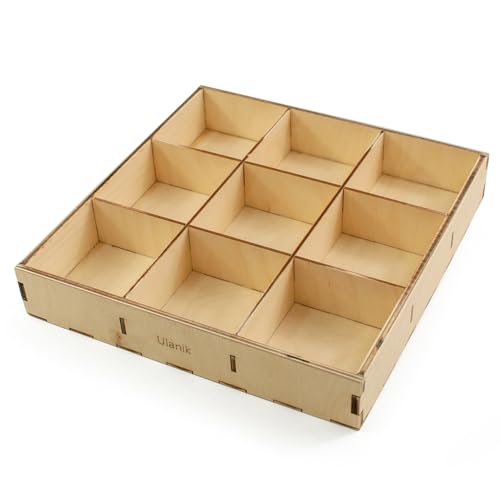 Ulanik Montessori - Vassoio assortito, giocattoli Montessori a partire dai 3 anni, in legno, giocattolo...