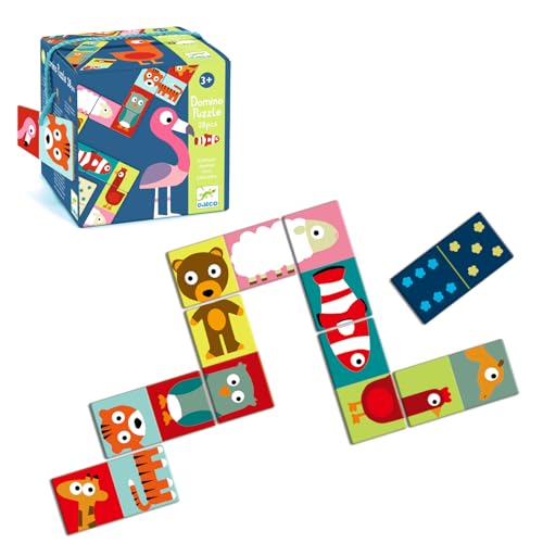 Djeco Domino Puzzle Animo Multicolore (30)