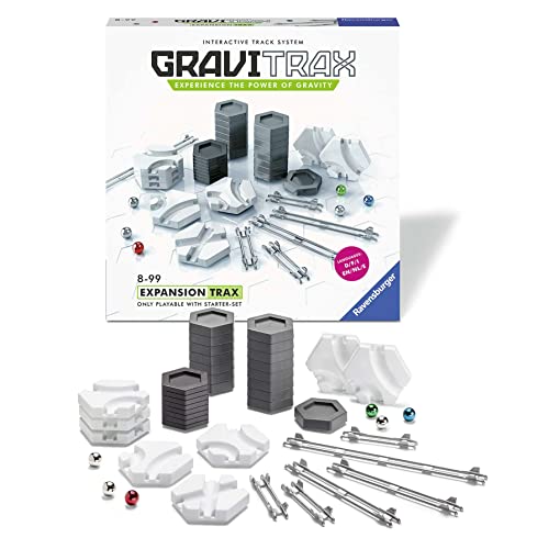 Ravensburger - GraviTrax Trax, Espansione per Pista di Biglie, Gioco Interattivo ed Educativo STEM, per...