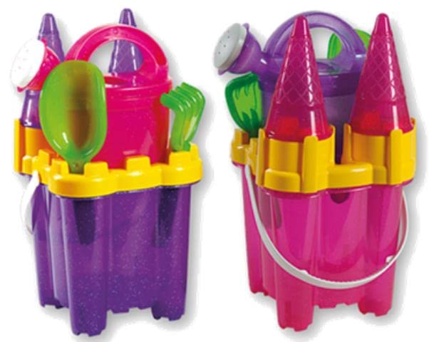 gioco di sabbia set castello secchio, 7 pz., La rete