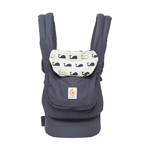 Ergobaby Original- Marsupio Neonati Ergonomico, Porta Bebe 5,5-20 kg, 3 Posizioni, Blu (Marine)