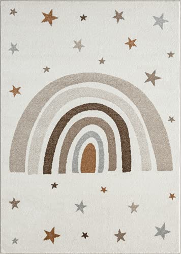 the carpet Beat Kids - Tappeto moderno per bambini, morbido, morbido, facile da pulire, con motivo...