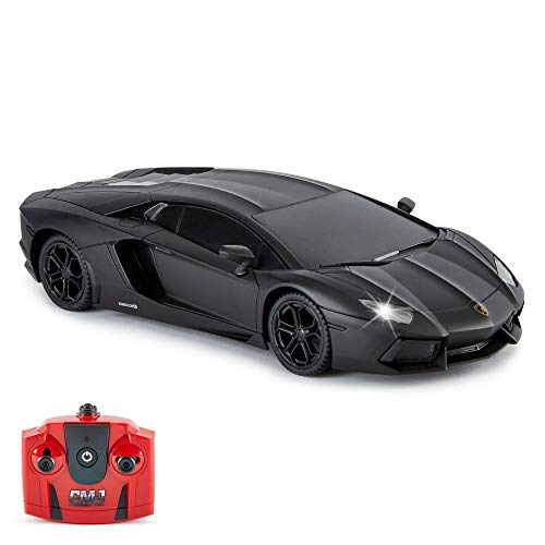 CMJ RC Cars Auto radiocomandata con Licenza Ufficiale Lamborghini Aventador con luci funzionanti, Auto...