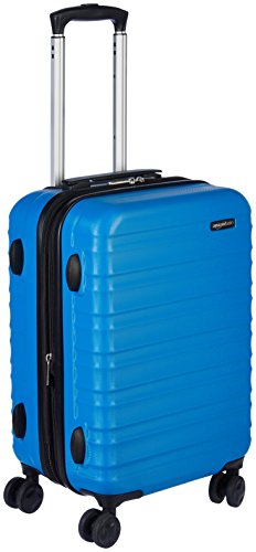 Amazon Basics - Valigia Trolley rigido, 55 cm (utilizzabile come bagaglio a mano di dimensioni standard),...
