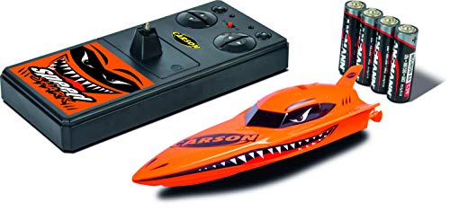 Carson 500108036 Shark Nano 2.0 2.4G 100% RTR, radiocomandato, RC, Speed Boot, barca da corsa, con...