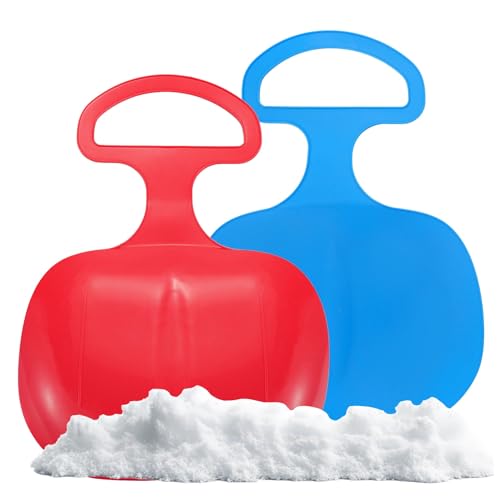 Set di 2 bob blu e rosso - per bambini per slittino e slittino