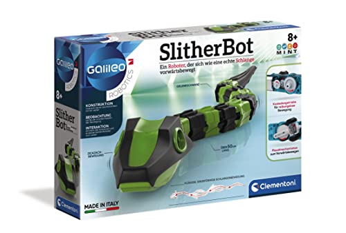 Clementoni- Scienza e Gioco Robotics-SlitherBot, Robot per Bambini, Kit di robotica (Versione in...
