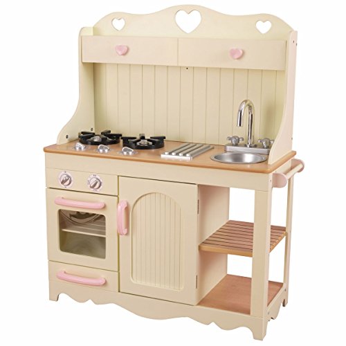 KidKraft 53151 Cucina Giocattolo in Legno per Bambini Prairie - Bianco