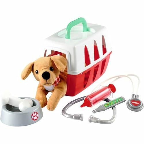 Ecoiffier Set Veterinario 8 pz, Multicolore, 7600001907