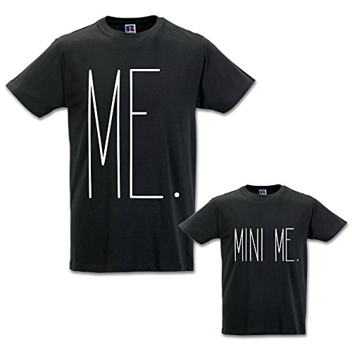 Coppia di T-Shirt Maglie Padre - Figlio Figlia Idea Regalo Festa del Papa' Me Mini Me