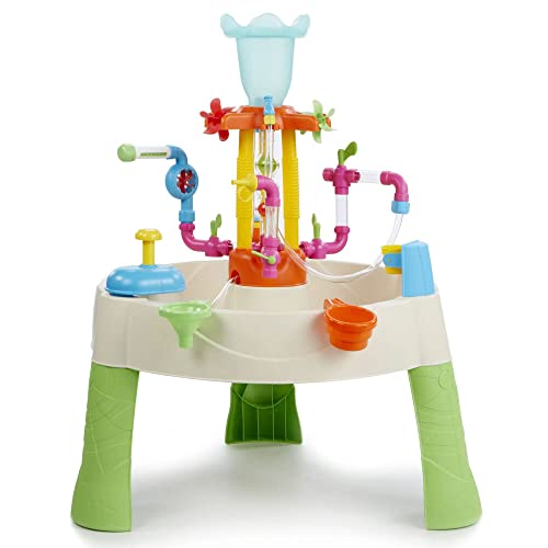 Little Tikes Fountain Factory tavolo d’acqua, Giocattolo per esterni, sicuro, portatile, Giocattolo...