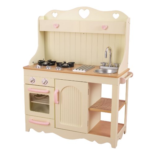 KidKraft 53151 Cucina Giocattolo in Legno per Bambini Prairie - Bianco