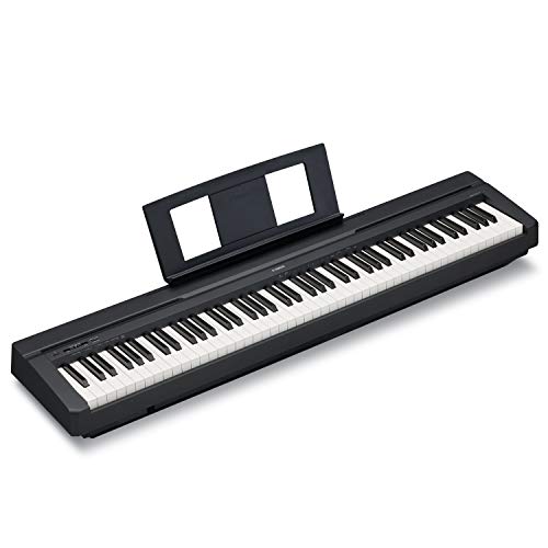 Yamaha Digital Piano P-45B Pianoforte Digitale dal Suono Acustico Autentico, Design Compatto, Leggero ed...