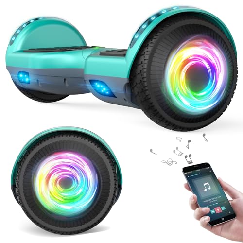 SISIGAD Offroad Hoverboard Kinder Adults mit 6,5' Reifen Leistungsstarke große Batteria Hoverboard...