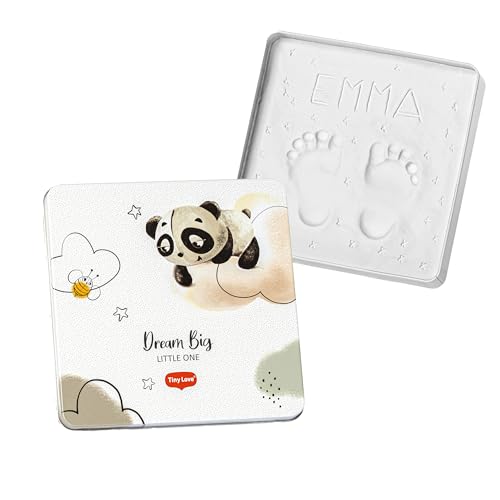 Tiny Love Magic Box Quadrata, Scatola Ricordi Neonato, Impronta Mani e Piedi Neonati, Kit impronte...