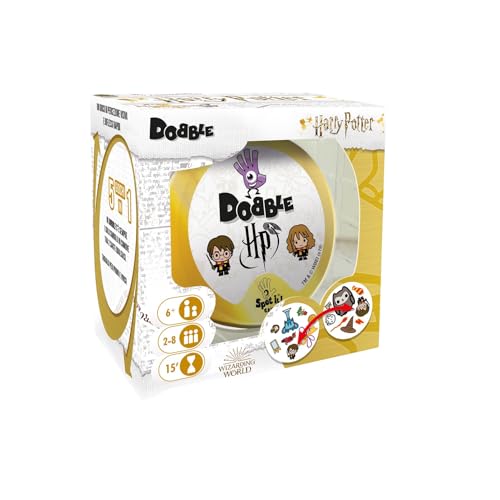 Asmodee - Dobble: Harry Potter - Gioco da Tavolo per Tutta la Famiglia, 5 Party Game per 2-8 Giocatori,...