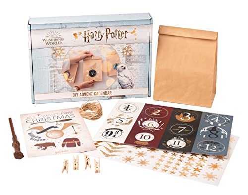 Calendario Avvento Harry Potter - Calendario Avvento 2022 fai da te con con Penna a Forma di Bacchetta...
