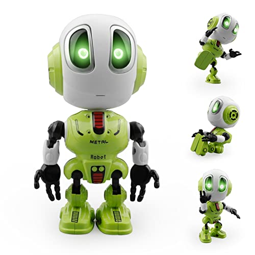 rc tech Robot Giocattolo per Bambini 3 4 5 6 7 8 Anni Mini Robot Parlanti Ricarica USB LED Occhio...