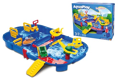 Aquaplay - Lockbox Circuito Acquatico, 8700001516, + 3 Anni, con 27 Pezzi e Playset Incluso 1 Wilma...