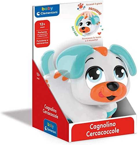 Clementoni Baby Cagnolino Cercacoccole, Gioco Interattivo Musicale per Bambini 12+ Mesi, Centro attività...