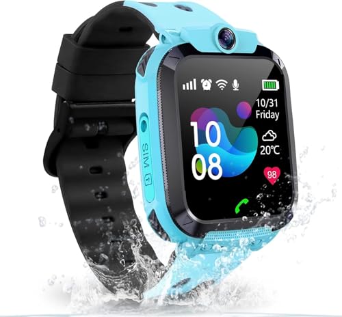 Tzzulsx GPS Smartwatch per Bambini,Orologio Bambino Regalo Regali di Natale per ragazze e ragazzi 3-12...