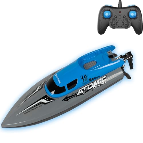 Silvergear® Barca Telecomandata Alta Velocità | Barca Radiocomandata Antiribaltamento per Bambini e...