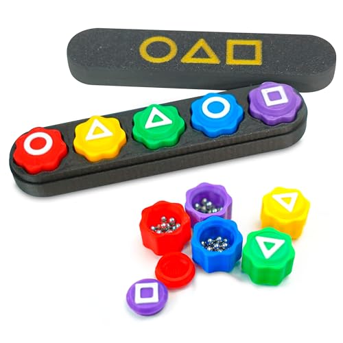 ToyPlash - Set 5 Dadi Gioco Gonggi Korean Game - Gioco Gonggi Original - Gong-gi Game Tradizionale -...