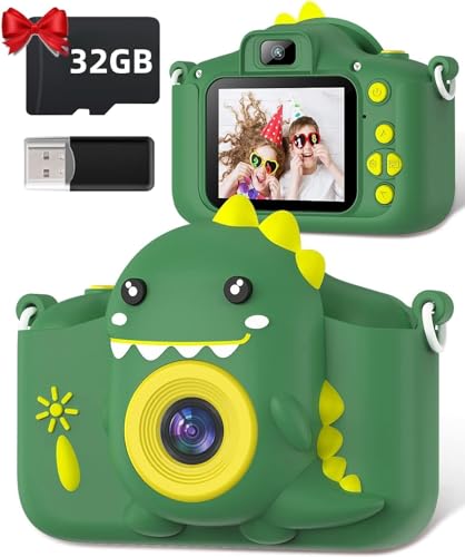 Gofunly Macchina Fotografica Bambini, 2.0 Pollici Schermo HD da 1080P Selfie Fotocamera Digitale per...