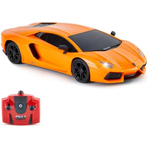 CMJ RC Cars Lamborghini Aventador LP700-4 Auto telecomandata con licenza ufficiale in scala 1:24 con luci...