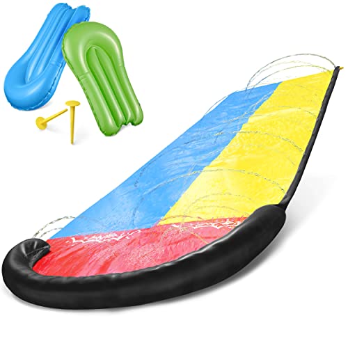 Scivolo d'acqua I Scivolo d'acqua doppio I Scivolo d'acqua I Lunghezza 4,80 m x Larghezza 1,40 m I...