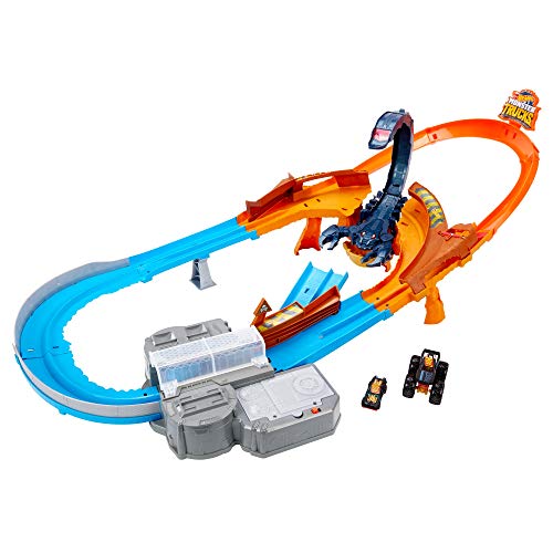 Hot Wheels Attacco allo Scorpione Gigante con Veicolo Monster Truck e Macchinina, Giocattolo per Bambini...