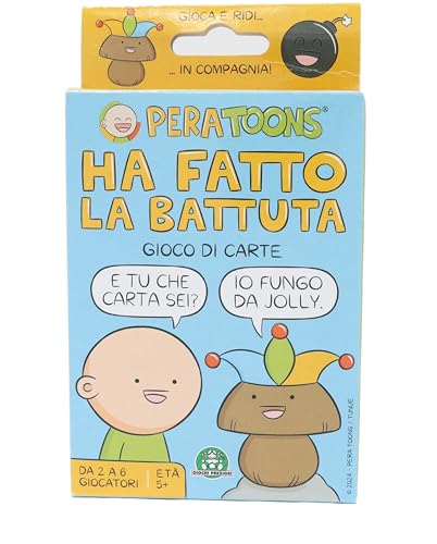 Giochi Preziosi Pera Toons Gioco di Carte per Bambini, Divertente Gioco per Tutta la Famiglia, con...