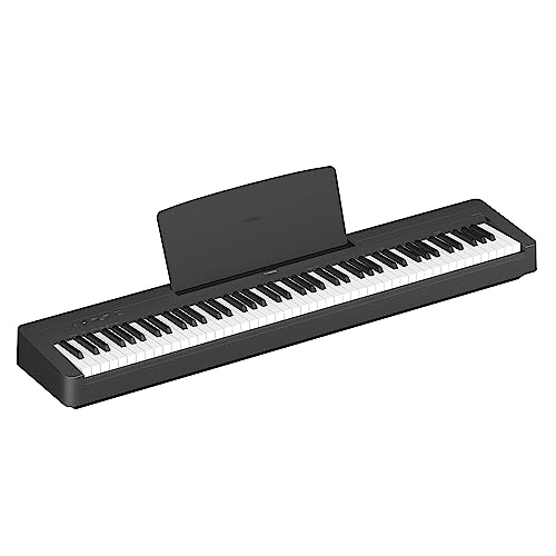 Yamaha Digital Piano P-45B Pianoforte Digitale dal Suono Acustico Autentico, Design Compatto, Leggero ed...