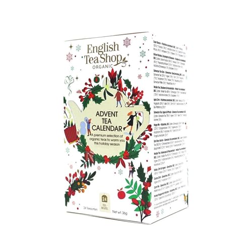 English Tea Shop® | Calendario dell'Avvento con Tè & Tisane | Tisane Natale Assortite ai Sapori Festivi...