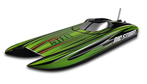 Amewi Big Storm 26077 - Catamarano da corsa Brushless ARTR, 740 mm, telecomandato, fino a 65 km/h,...