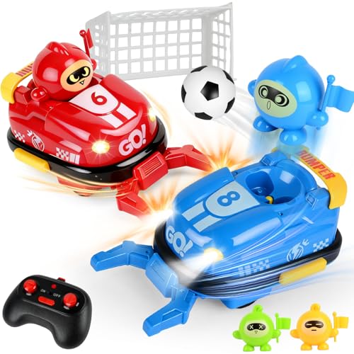 Macchina Telecomandata per Bambini, Macchina Telecomandata da Calcio a 2,4 GHz, Dotato di Tre Melodie e...